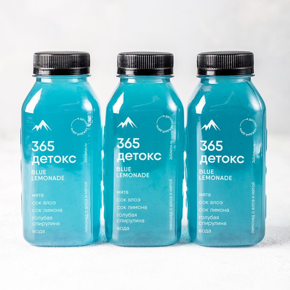 Голубой лимонад с алоэ и мятой BLUE LEMONADE